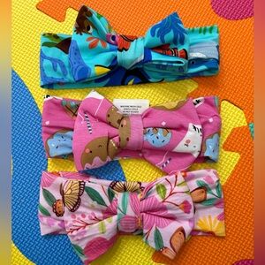 Little sleepies Bow Set